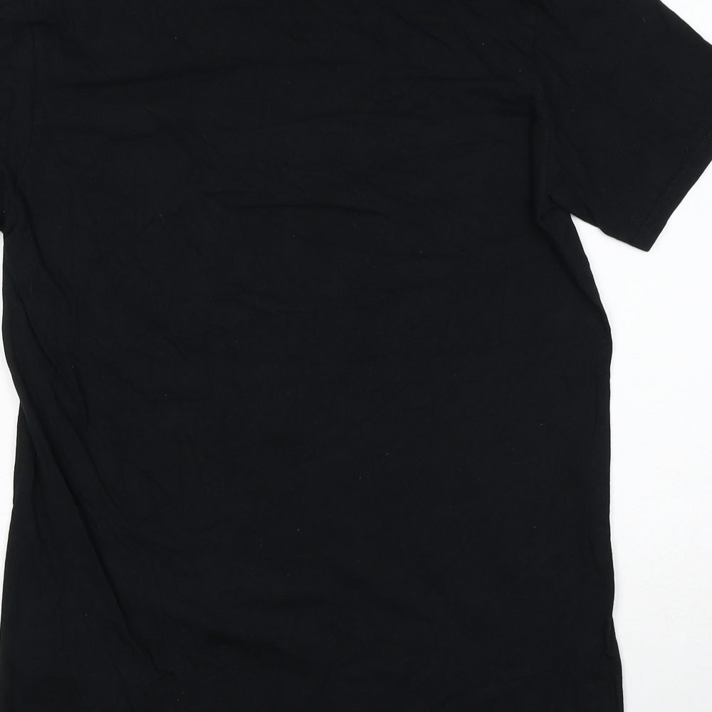 Gildan Womens Black Cotton Basic T-Shirt Size M Round Neck - Game of Thrones