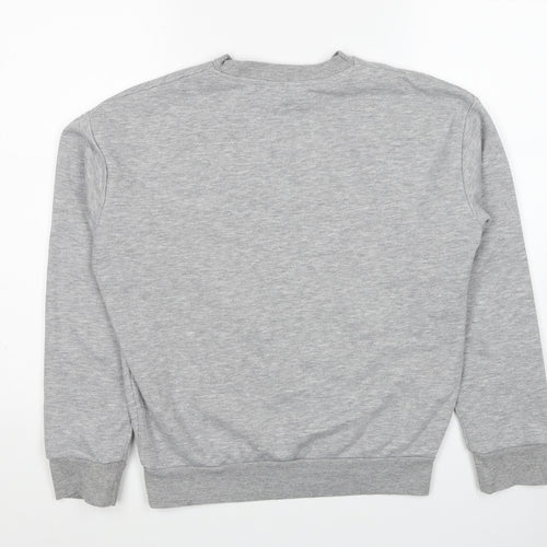 Disney Womens Grey Polyester Pullover Sweatshirt Size 4 Pullover - Christmas Winnie the Pooh