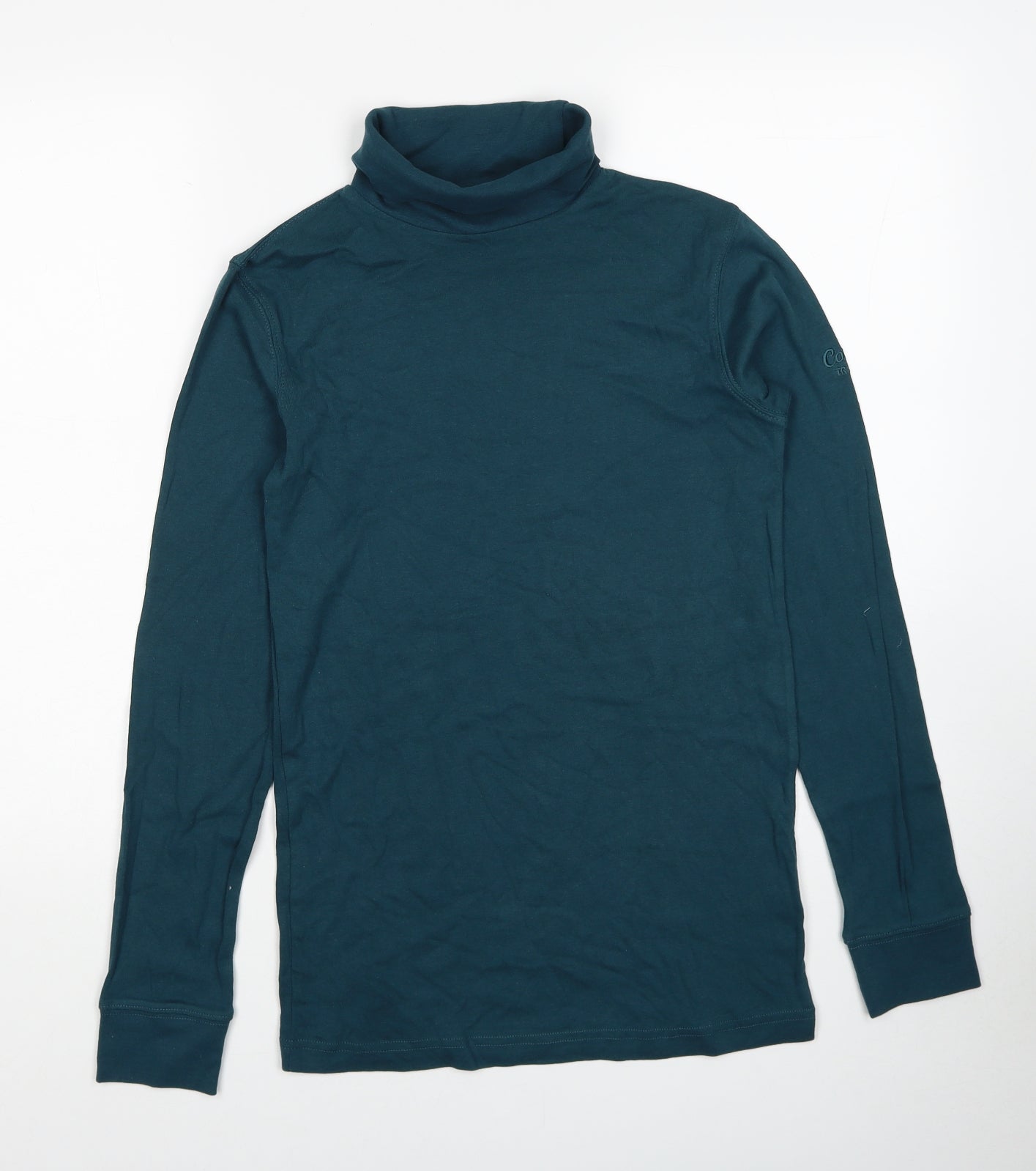 Cotton Traders Mens Green Cotton Pullover Sweatshirt Size S