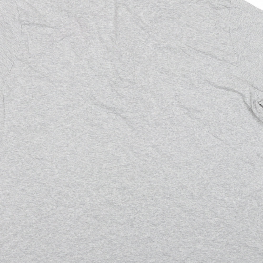 Bamford & Sons Mens Grey Cotton Polo Size L Collared Button