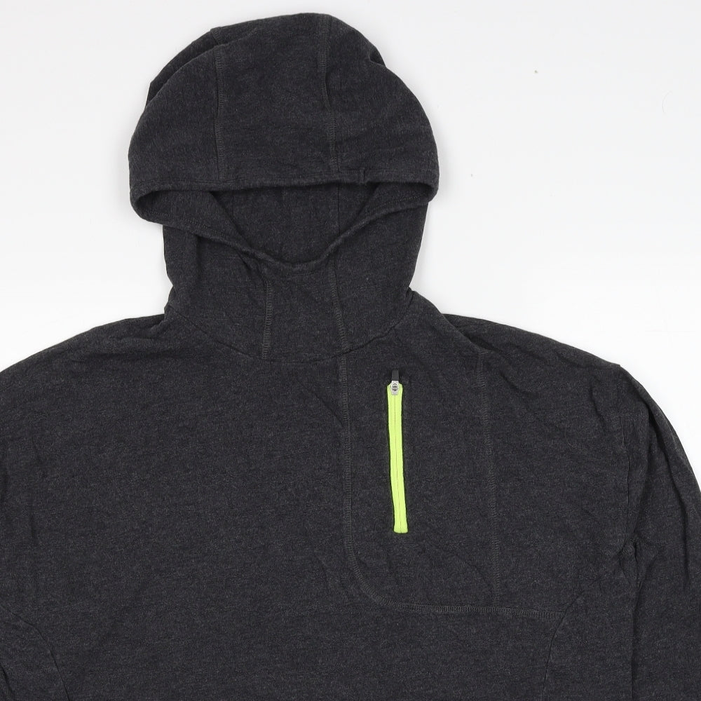 BAM Mens Grey Viscose Pullover Hoodie Size XL