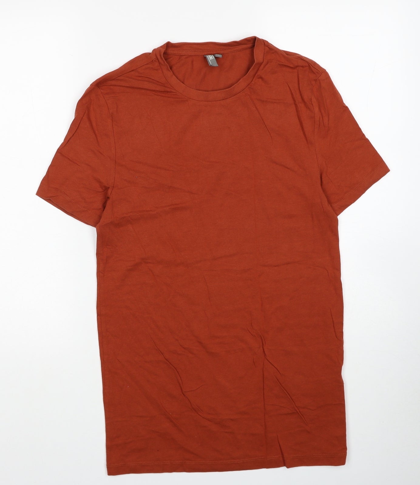 ASOS Mens Brown Cotton T-Shirt Size M Round Neck