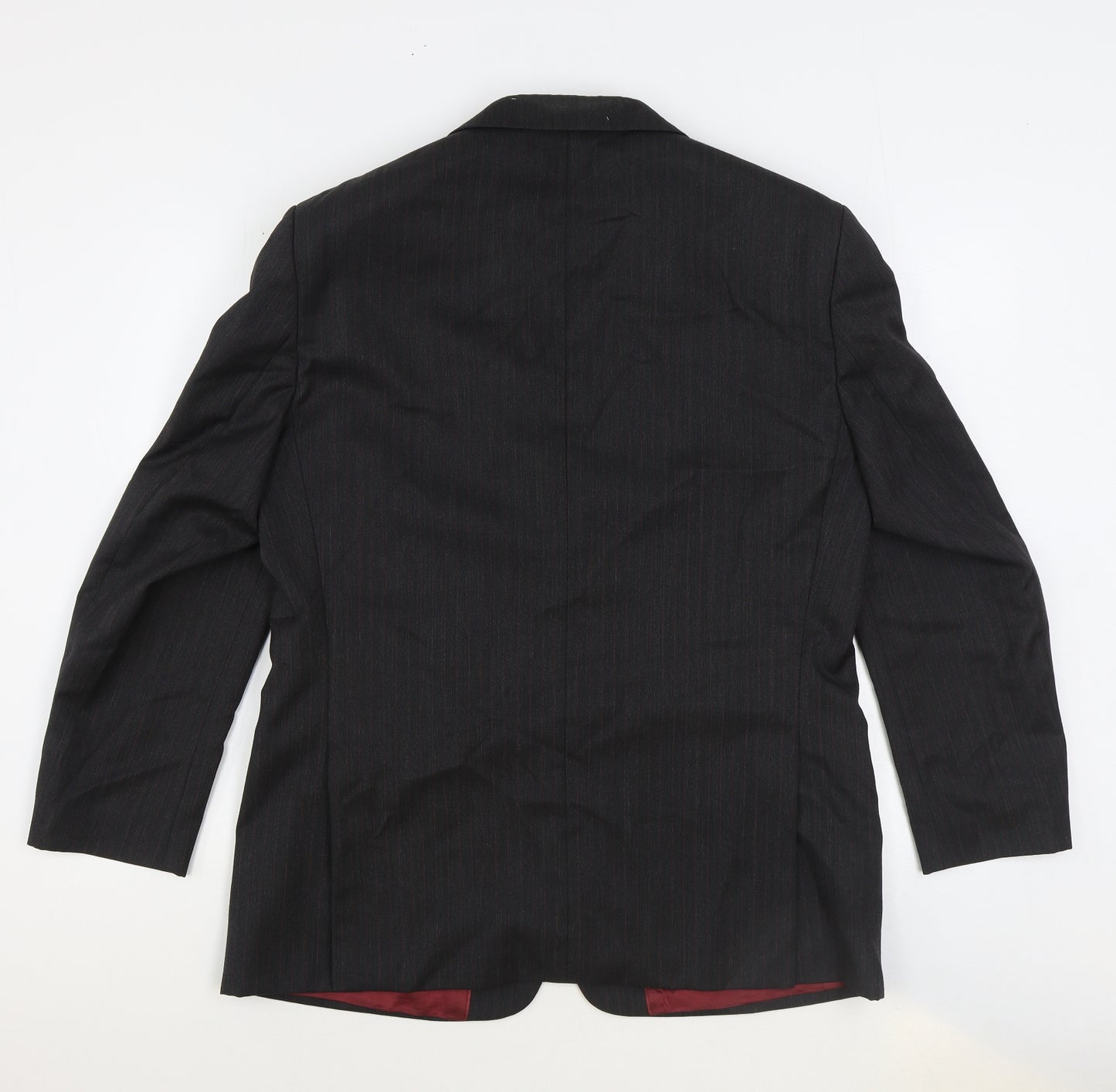 Brooke Taverner Mens Black Polyester Jacket Blazer Size 40 Regular