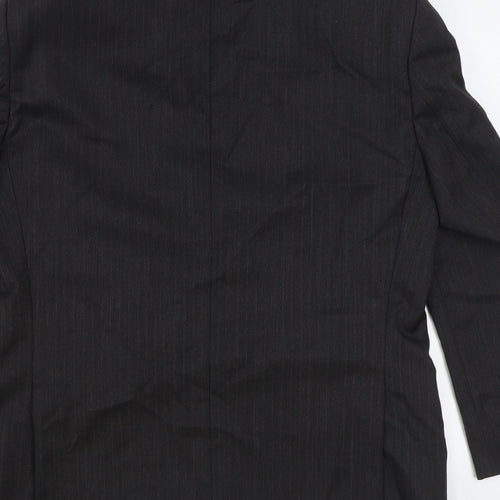 Brooke Taverner Mens Black Polyester Jacket Blazer Size 40 Regular
