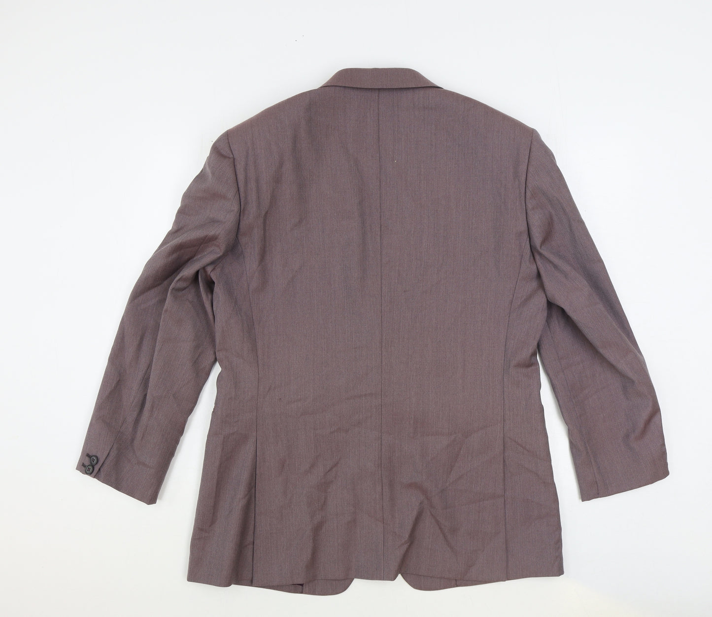 Charles Tyrwhitt Mens Purple Wool Jacket Suit Jacket Size 42 Regular