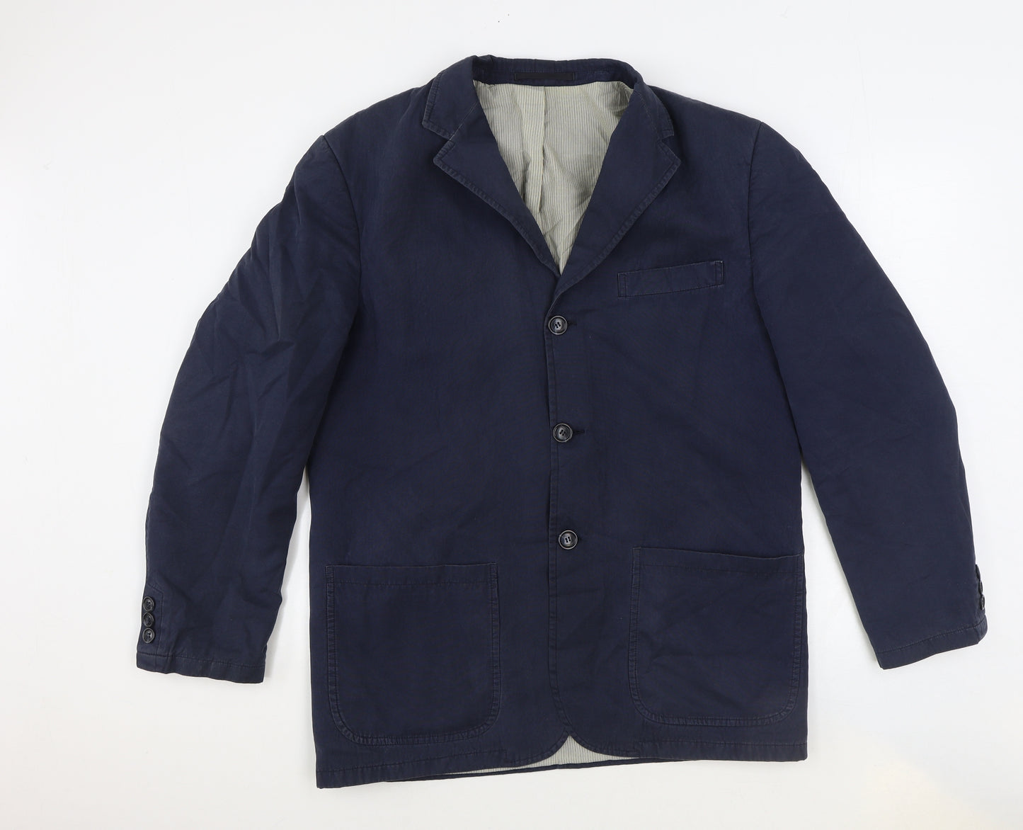 Austin Reed Mens Blue Jacket Size M Button