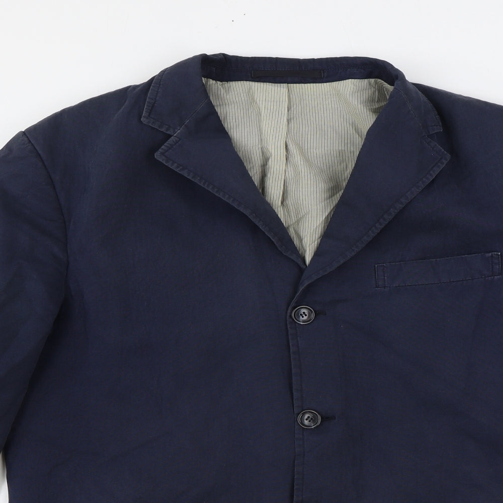 Austin Reed Mens Blue Jacket Size M Button