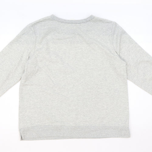 Gap Womens Grey Polyester Pullover Sweatshirt Size M Pullover