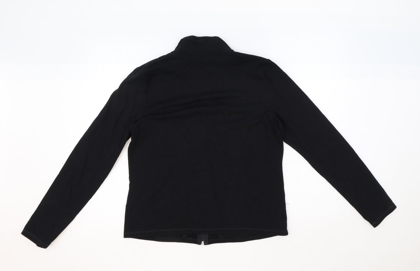 Marks and Spencer Womens Black Jacket Size 12 Zip