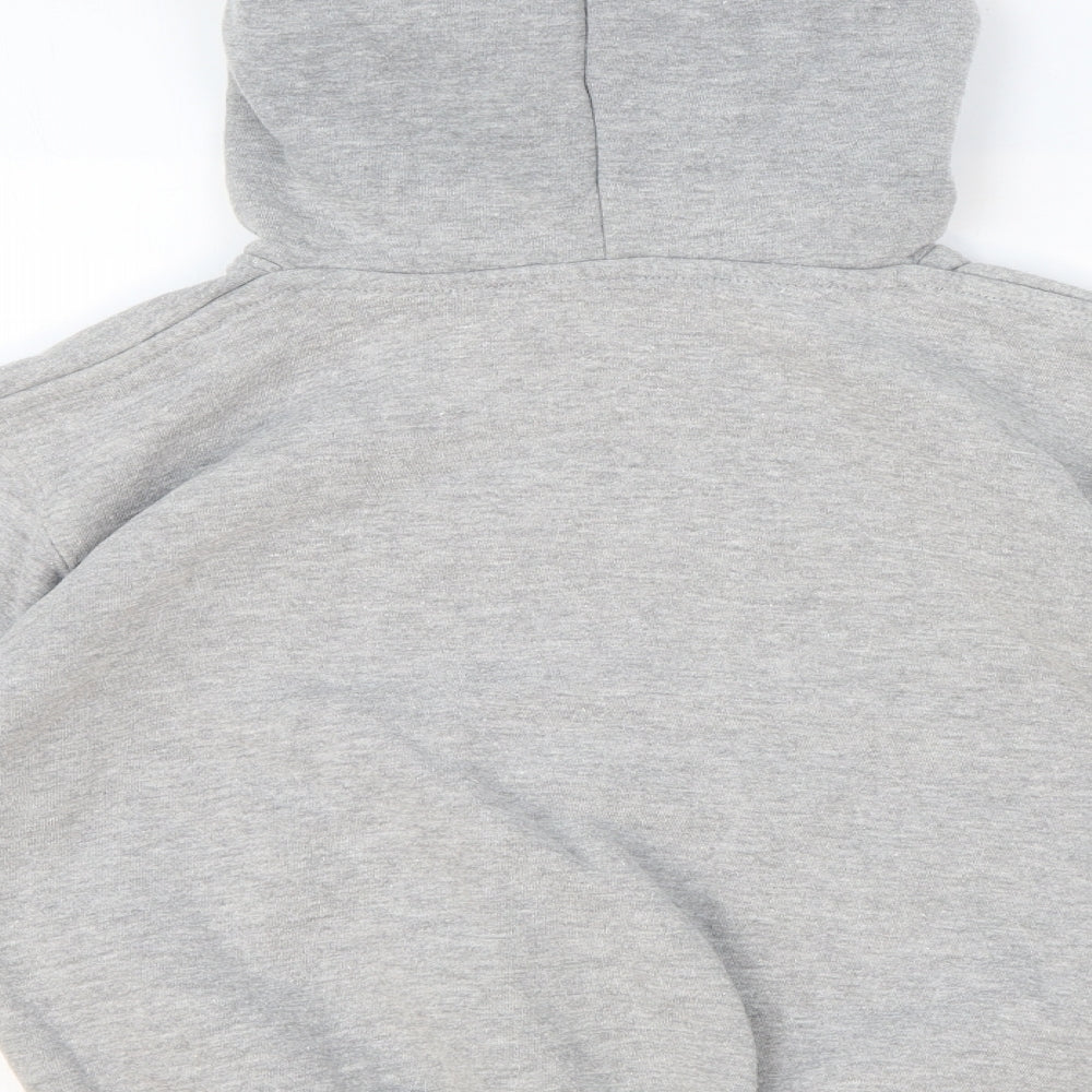 Torkia Apparel Boys Grey Cotton Pullover Hoodie Size 10-11 Years Pullover - New York City