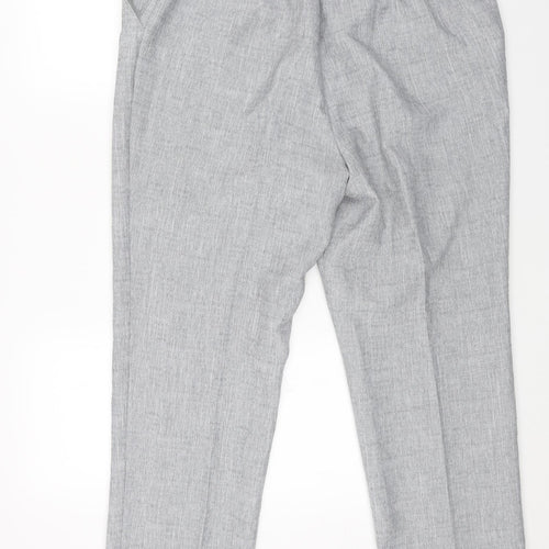 Marks and Spencer Womens Grey Polyester Dress Pants Trousers Size 18 L24 in Regular
