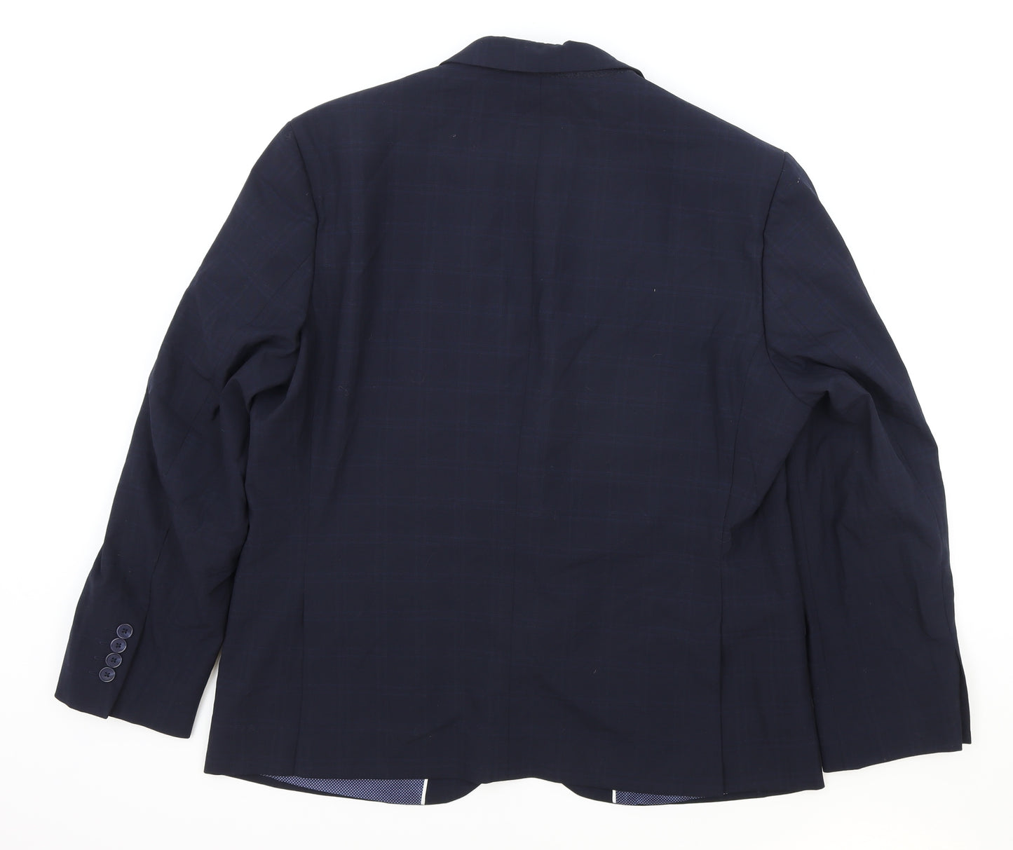 Marks and Spencer Mens Blue Wool Jacket Suit Jacket Size 2XL Regular