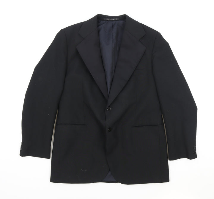Burton Mens Black Polyester Jacket Suit Jacket Size M Regular