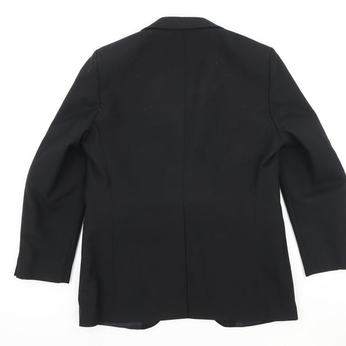 Burton Mens Black Polyester Jacket Suit Jacket Size M Regular