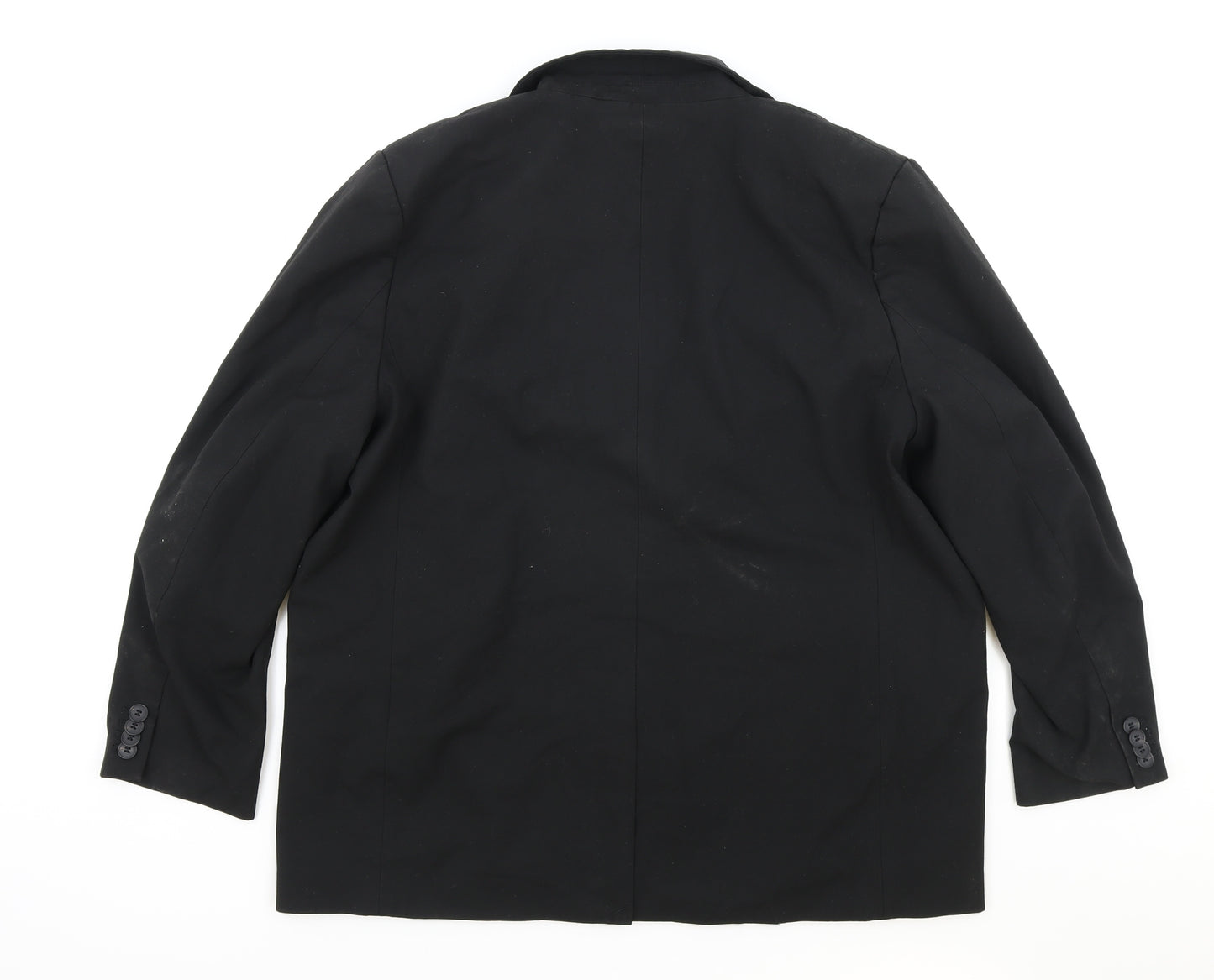 H&M Womens Black Polyester Jacket Blazer Size XL