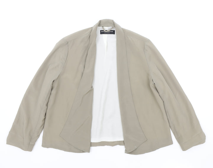Dorothy Perkins Womens Beige Jacket Blazer Size 10