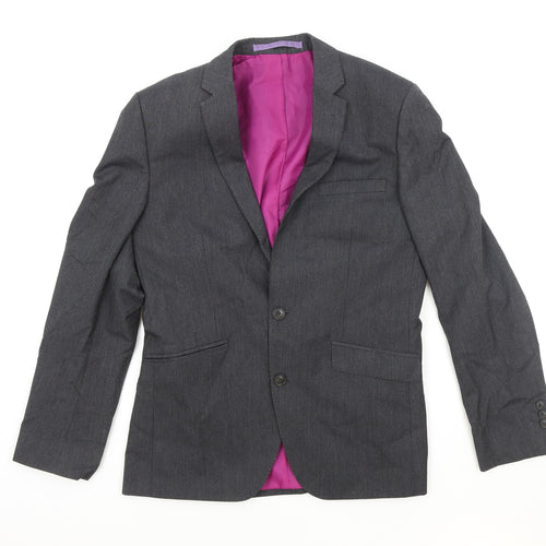 Marks and Spencer Mens Grey Polyester Jacket Suit Jacket Size M Regular