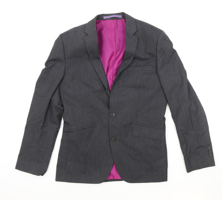 Marks and Spencer Mens Grey Polyester Jacket Suit Jacket Size M Regular