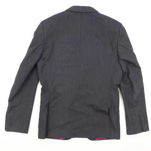 Marks and Spencer Mens Grey Polyester Jacket Suit Jacket Size M Regular