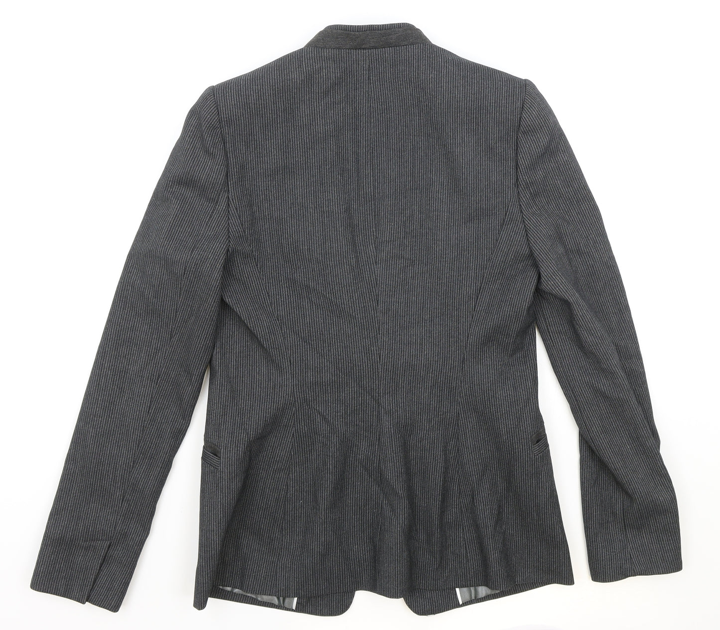NEXT Womens Grey Polyester Jacket Blazer Size 10