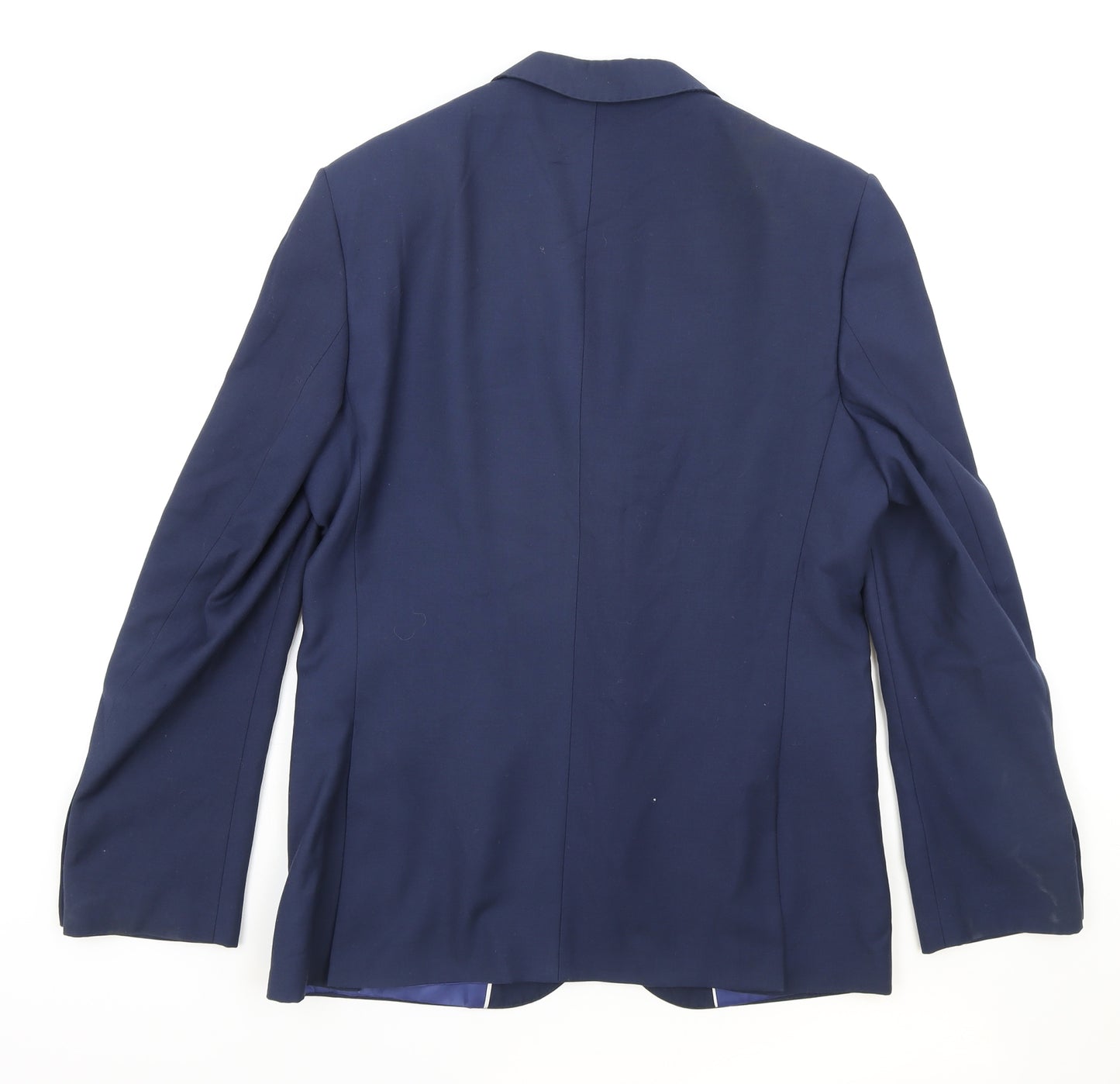 Marks and Spencer Mens Blue Polyester Jacket Suit Jacket Size M Regular