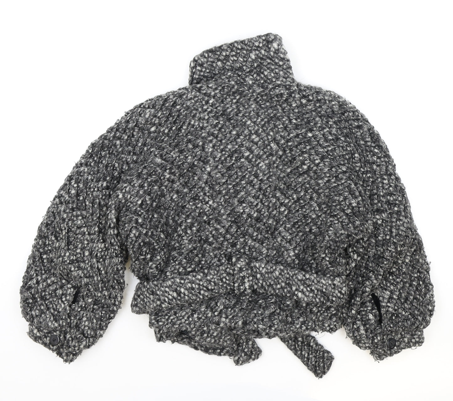 NEXT Girls Grey Jacket Coatigan Size 9 Years Buckle