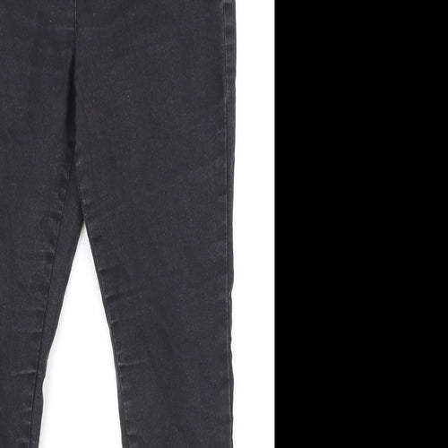 Marks and Spencer Womens Black Cotton Jegging Jeans Size 10 Regular