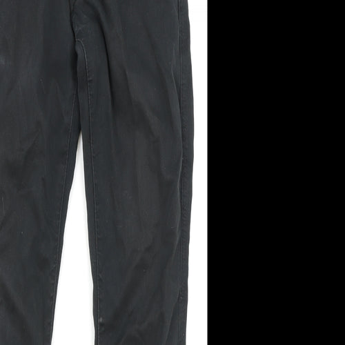 Industrialize Mens Black Cotton Skinny Jeans Size 30 in Regular Zip
