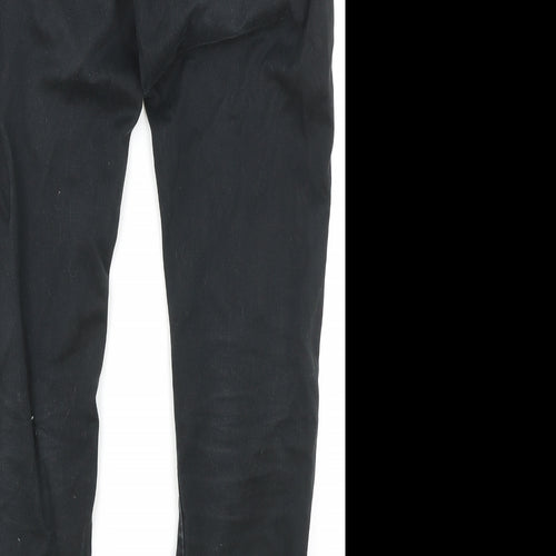 Industrialize Mens Black Cotton Skinny Jeans Size 30 in Regular Zip