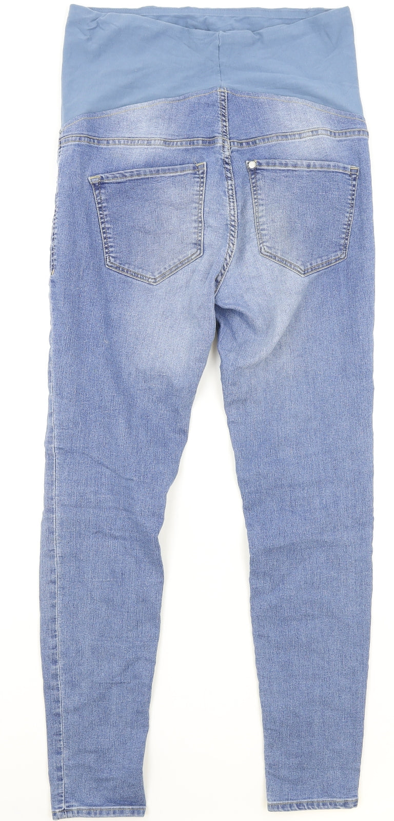 H&M Womens Blue Cotton Jegging Jeans Size 16 Regular