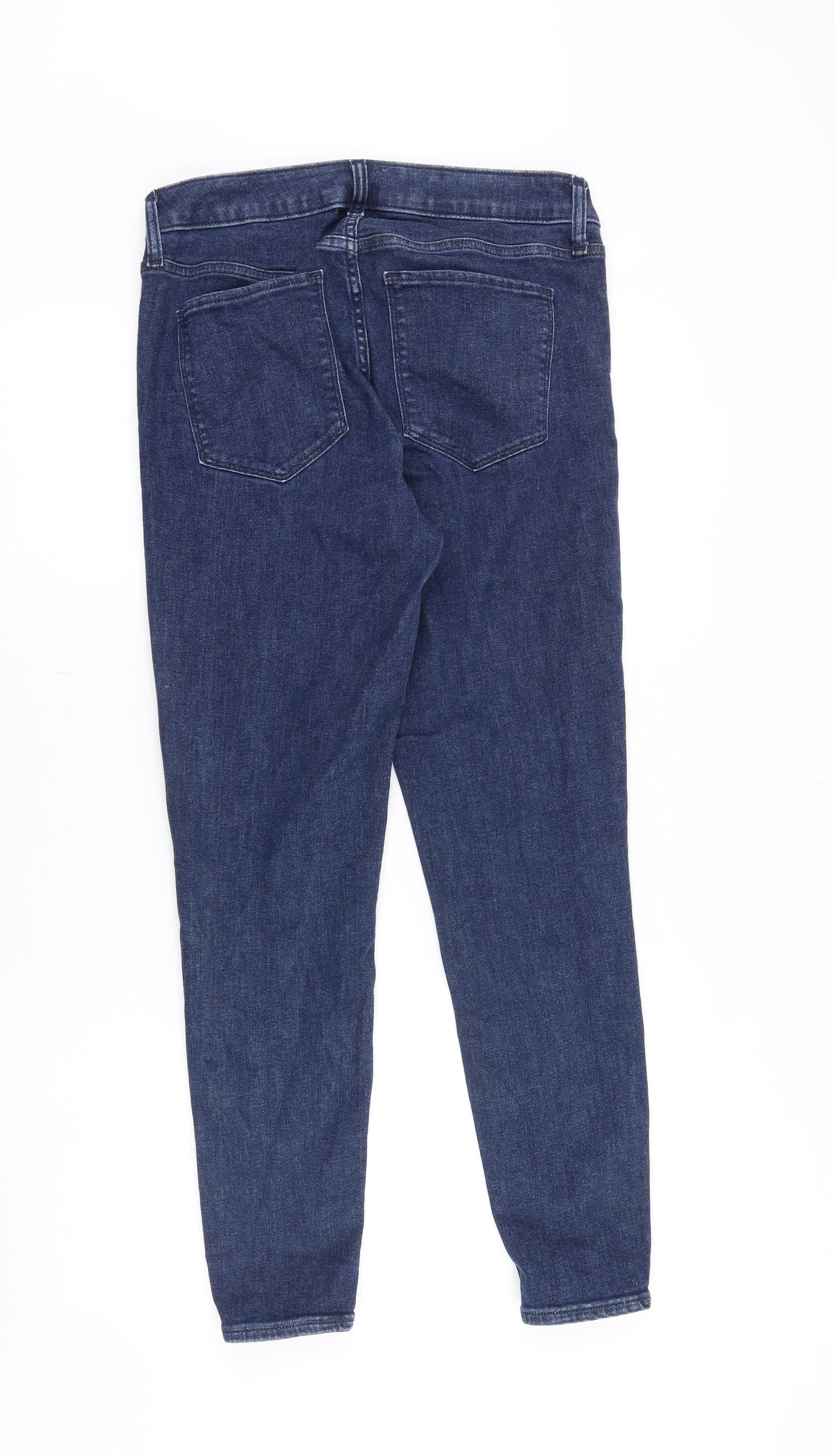 Gap Womens Blue Cotton Skinny Jeans Size 30 in Regular Zip