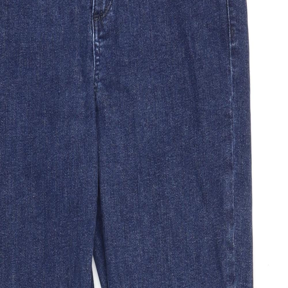 Gap Womens Blue Cotton Skinny Jeans Size 30 in Regular Zip