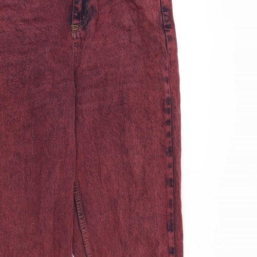 BDG Womens Red Cotton Skinny Jeans Size 27 in Regular Zip