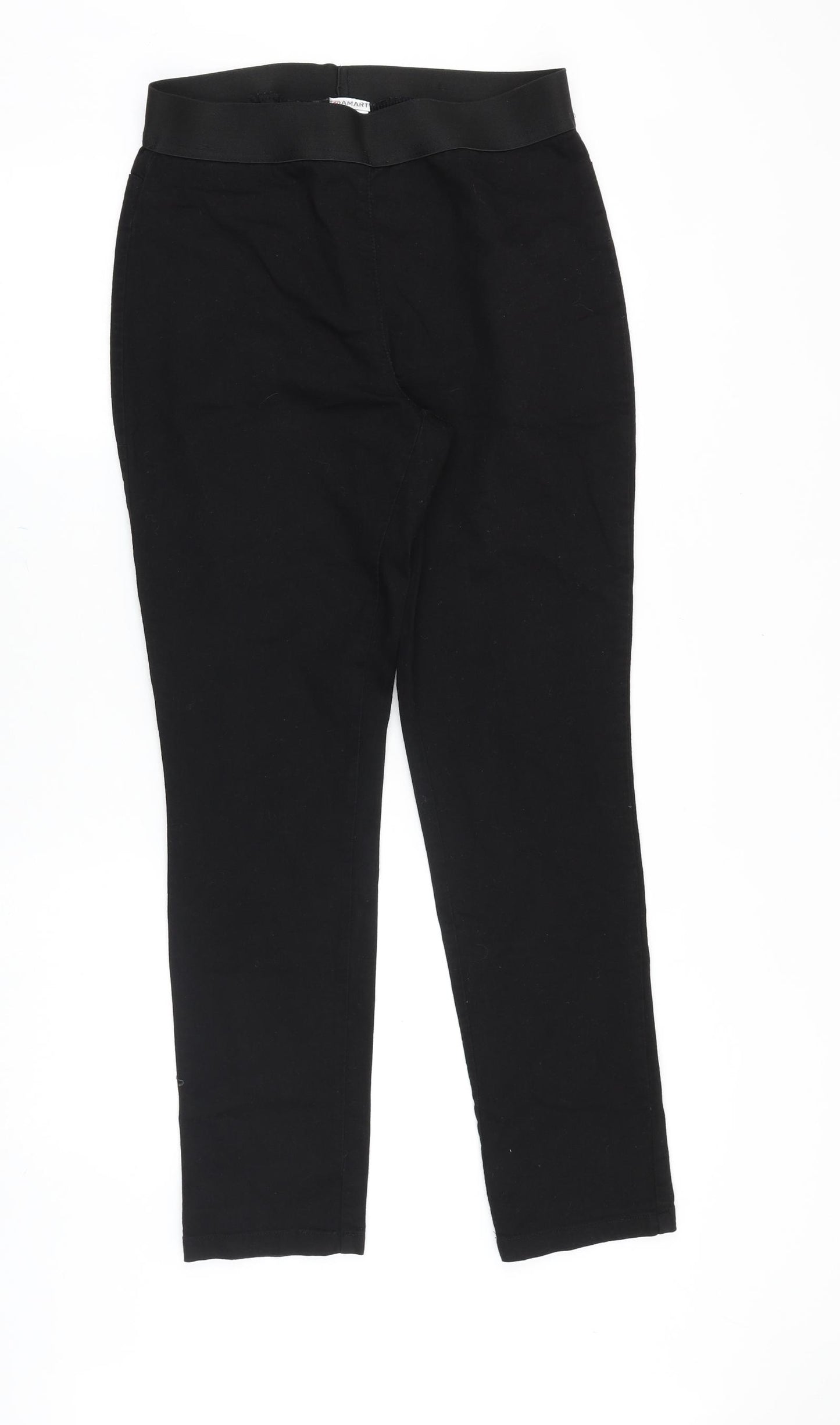 Damart Womens Black Cotton Jegging Jeans Size 14 Regular