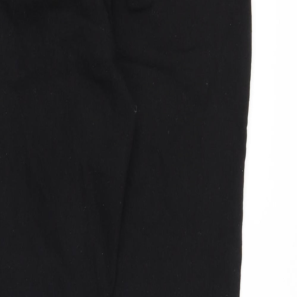 Damart Womens Black Cotton Jegging Jeans Size 14 Regular