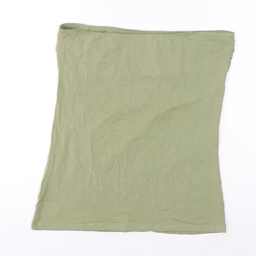 George Womens Green Cotton Basic Blouse Size 18 Off the Shoulder