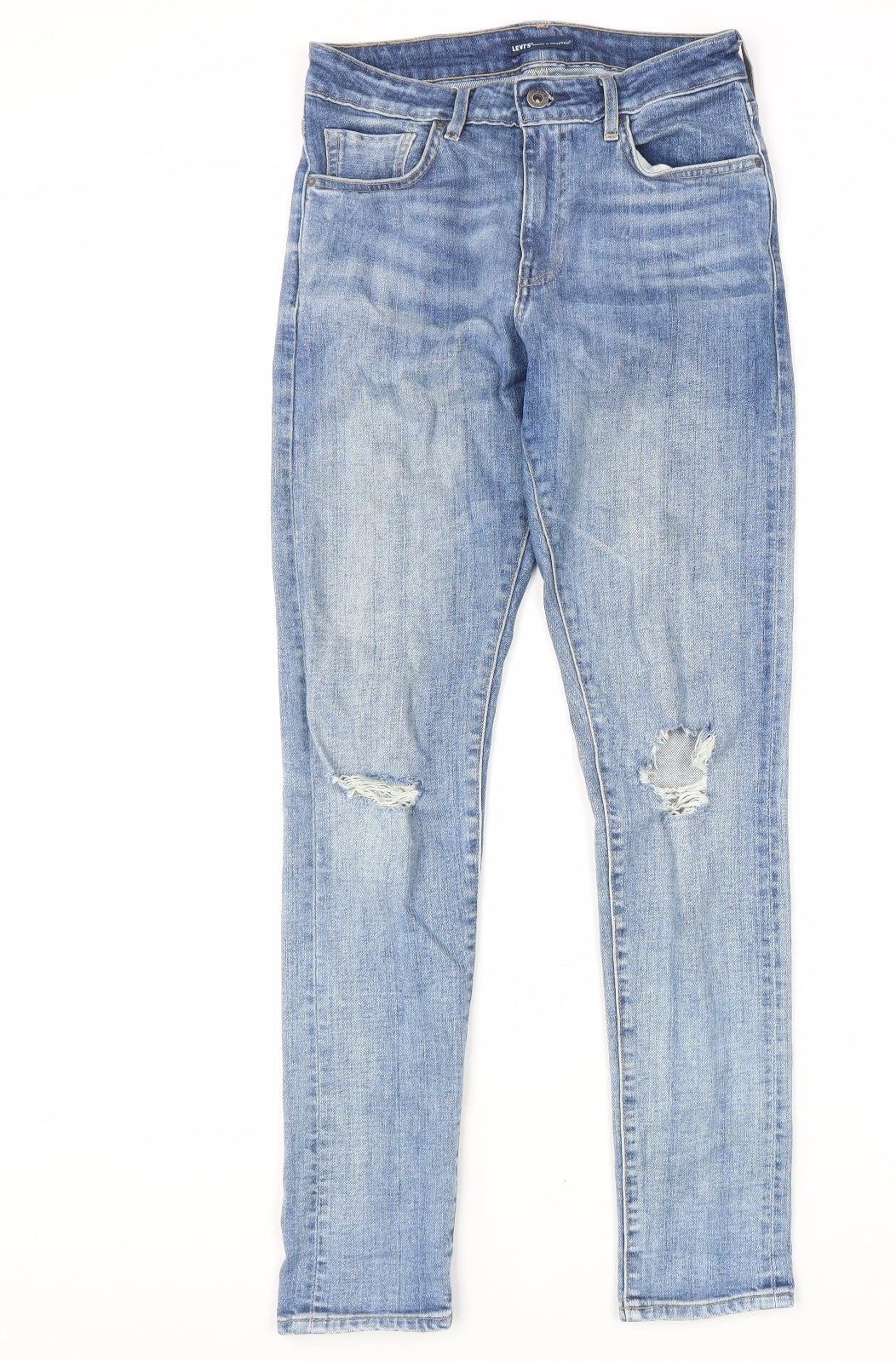 Signature by Levi Strauss & Co. Womens Blue Cotton Skinny Jeans Size 38 in L32 in Regular Zip
