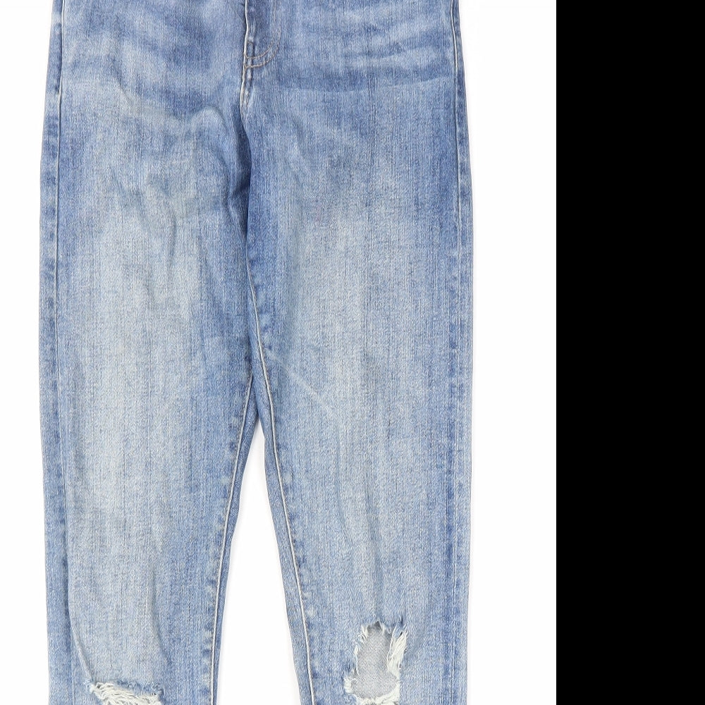 Signature by Levi Strauss & Co. Womens Blue Cotton Skinny Jeans Size 38 in L32 in Regular Zip