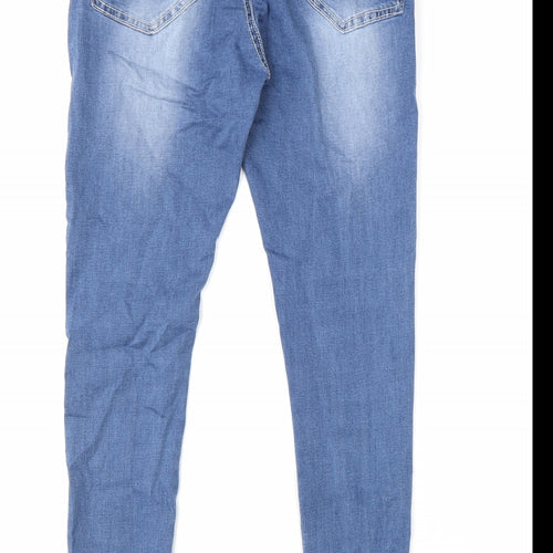 Desire Womens Blue Cotton Skinny Jeans Size 30 in L32 in Regular Zip