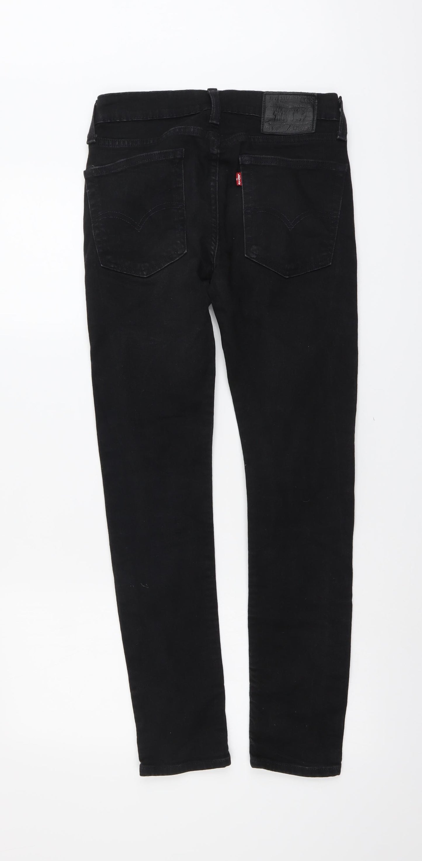 Signature by Levi Strauss & Co. Mens Black Cotton Skinny Jeans Size 30 in L32 in Regular Button