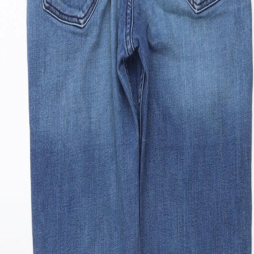 H&M Womens Blue Cotton Skinny Jeans Size 26 in L30 in Regular Button