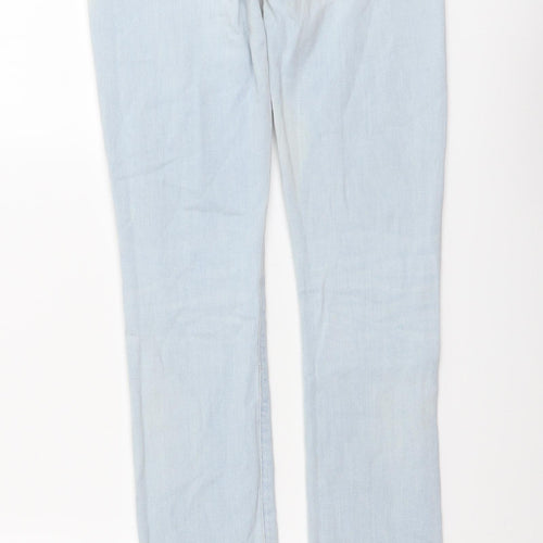 GOLDSIGN Womens Blue Cotton Skinny Jeans Size 26 in L32 in Regular Button