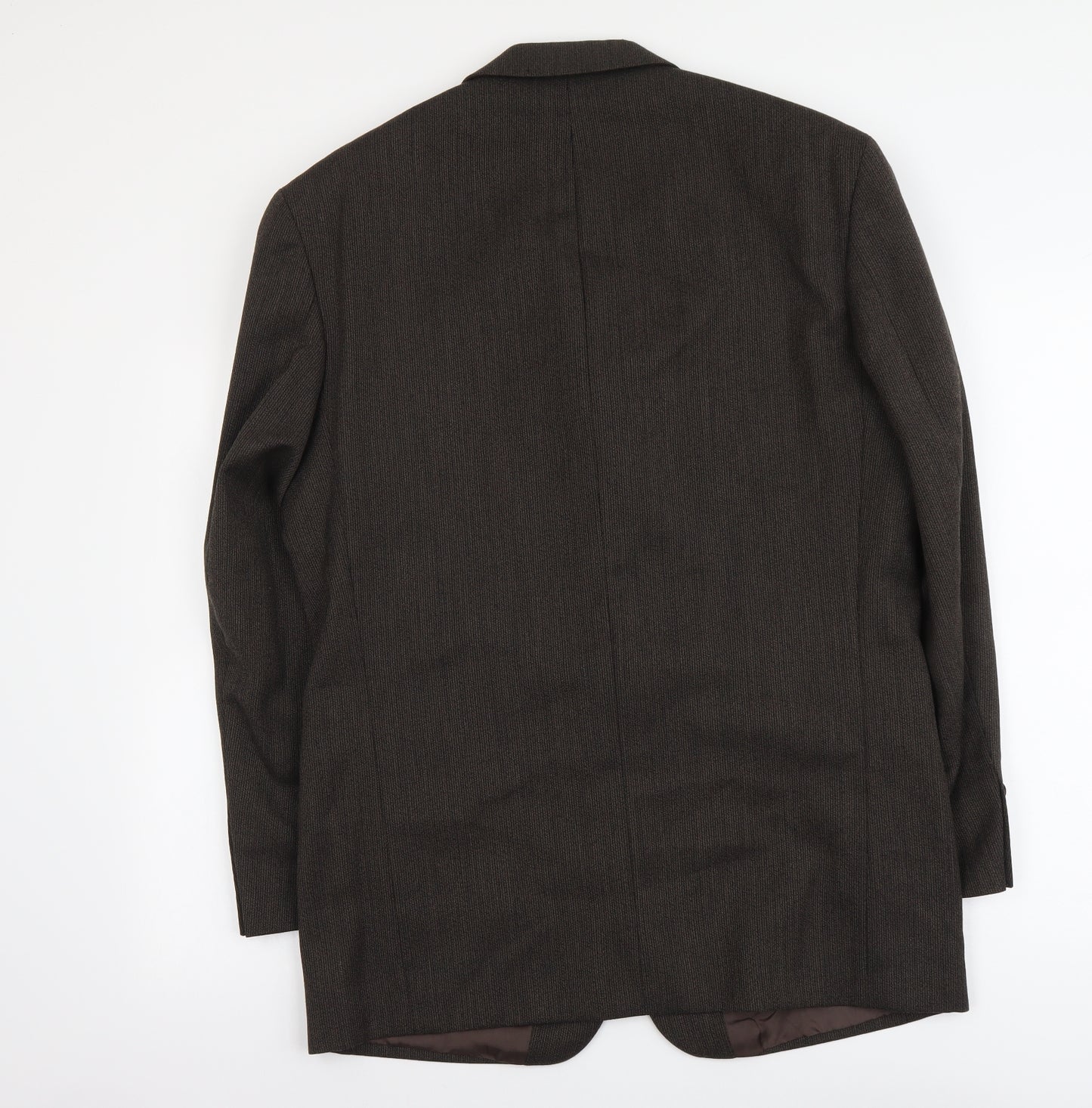 Ciro Citterio Mens Brown Wool Jacket Suit Jacket Size L Regular