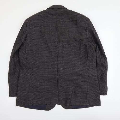 Stafford Ellison Mens Grey Wool Jacket Suit Jacket Size XL Regular
