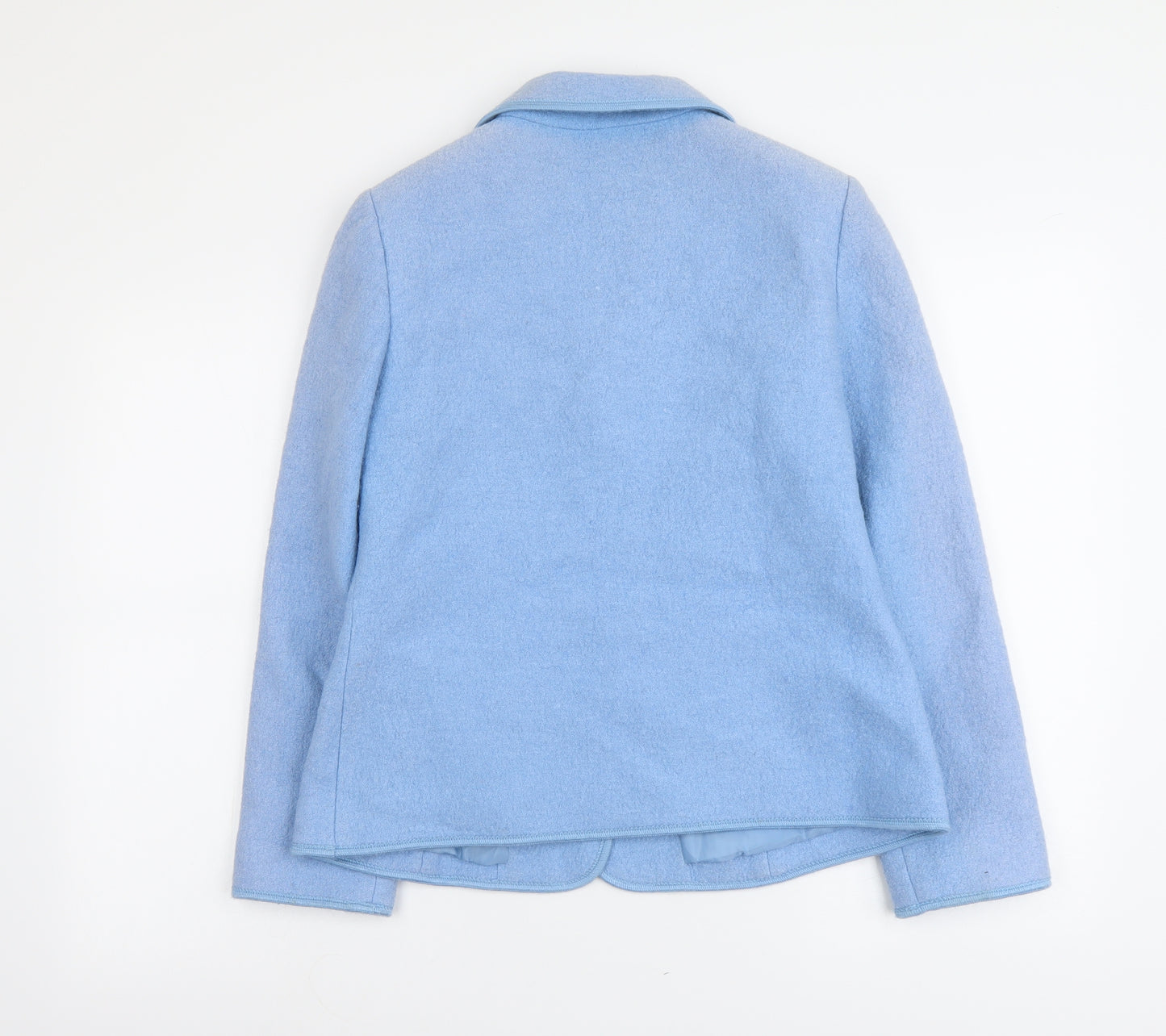 Eastex Womens Blue Jacket Blazer Size 10 Button