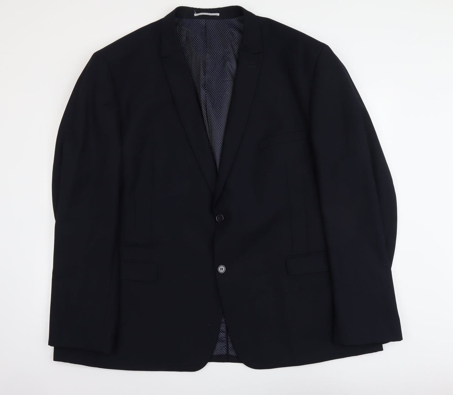 Skopes Mens Blue Polyester Jacket Suit Jacket Size 3XL Regular