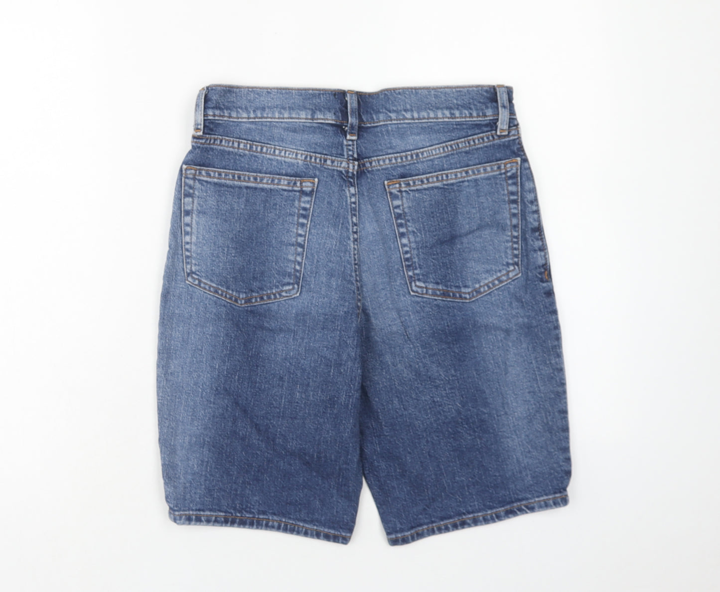 H&M Mens Blue Cotton Bermuda Shorts Size 28 in Regular Zip
