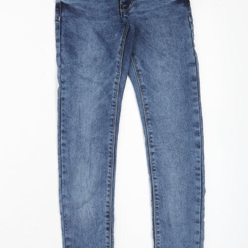Cost:bart Womens Blue Cotton Skinny Jeans Size 24 in Regular Zip