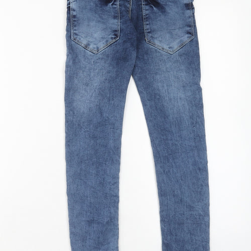 Cost:bart Womens Blue Cotton Skinny Jeans Size 24 in Regular Zip