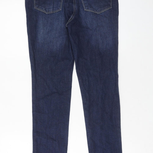 Philippe Matignon Womens Blue Cotton Skinny Jeans Size S Regular Zip